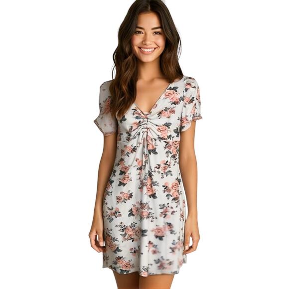 NWT No Comment LA Floral Cocktail Dress Medium Spring Feminine - Picture 1 of 15